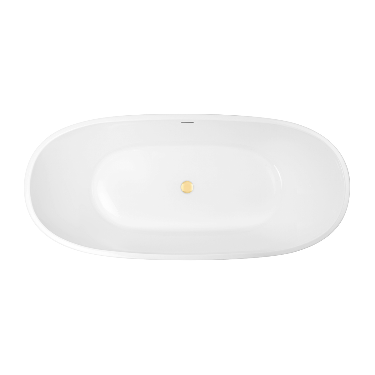 Darmowa Dostawa - Wanna wolnostojąca 150x72 cm owalna biała Oltens Stora abset6911