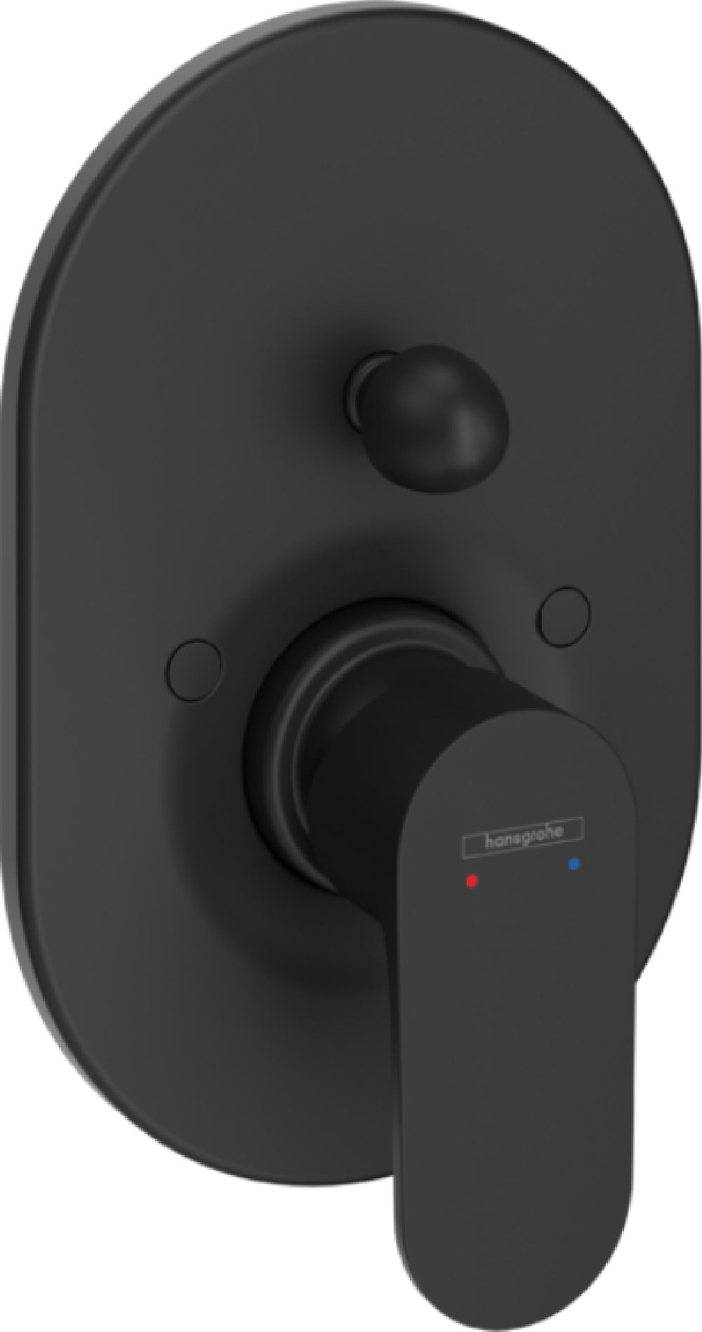 Darmowa Dostawa - Bateria wannowo-prysznicowa podtynkowa czarna Hansgrohe Rebris E 72449670