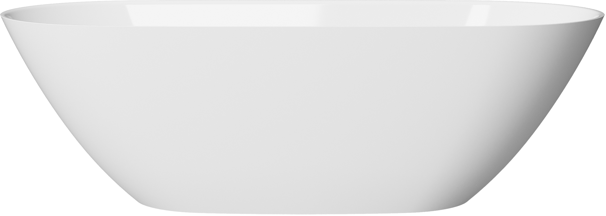 Darmowa Dostawa - Wanna wolnostojąca 160x70 cm owalna biała Lavaberg Gunnar 663133161003