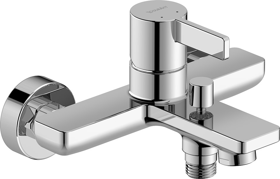 Darmowa Dostawa - Bateria wannowo-prysznicowa ścienna chrom Duravit D-Neo DE5230000010