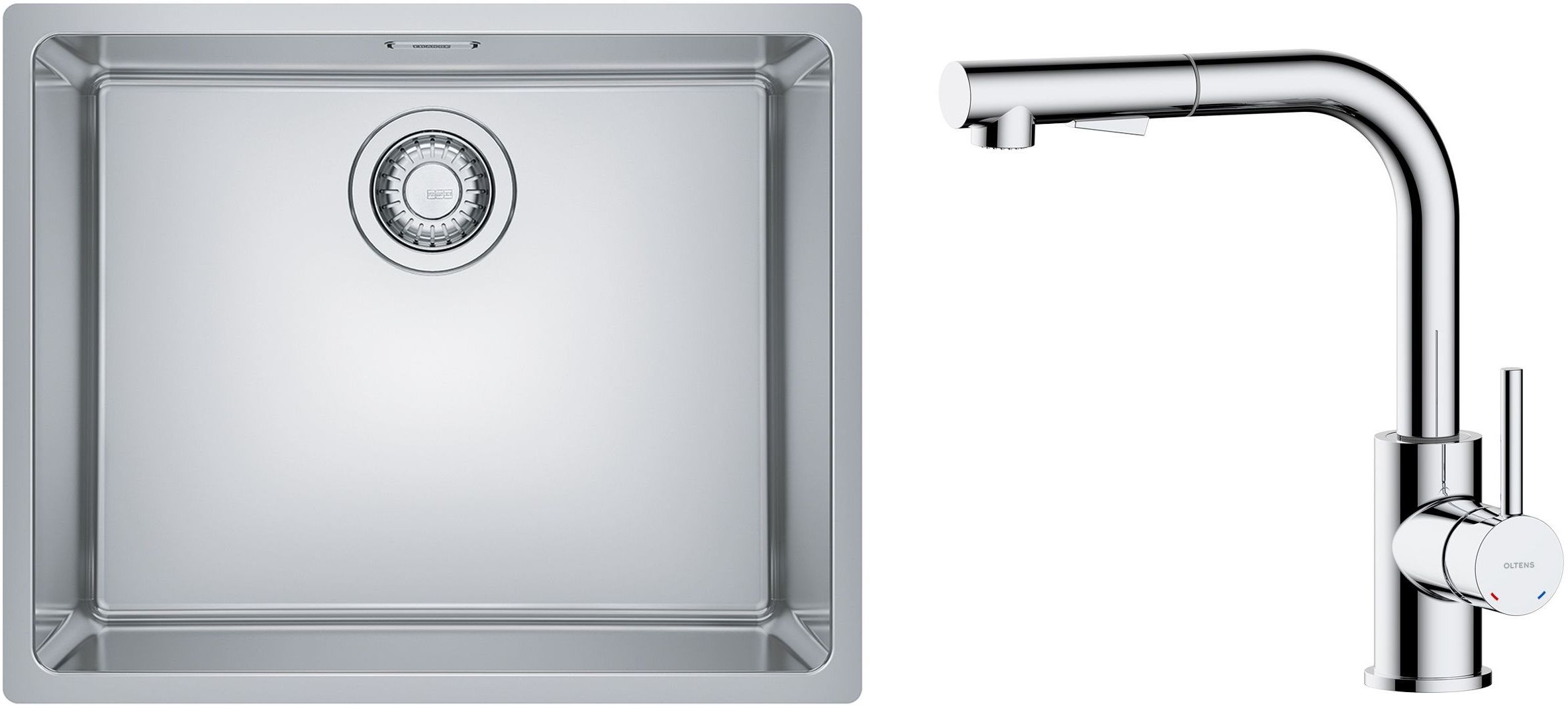 Darmowa Dostawa - Zlewozmywak z baterią stal / chrom Franke Maris abset4827