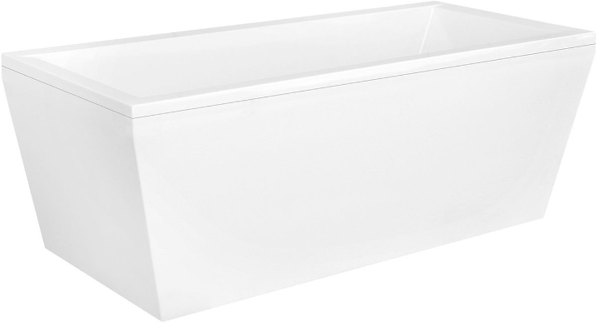 Darmowa Dostawa - Wanna wolnostojąca 170x75 cm prostokątna biała Besco Vena #WKVE170WS