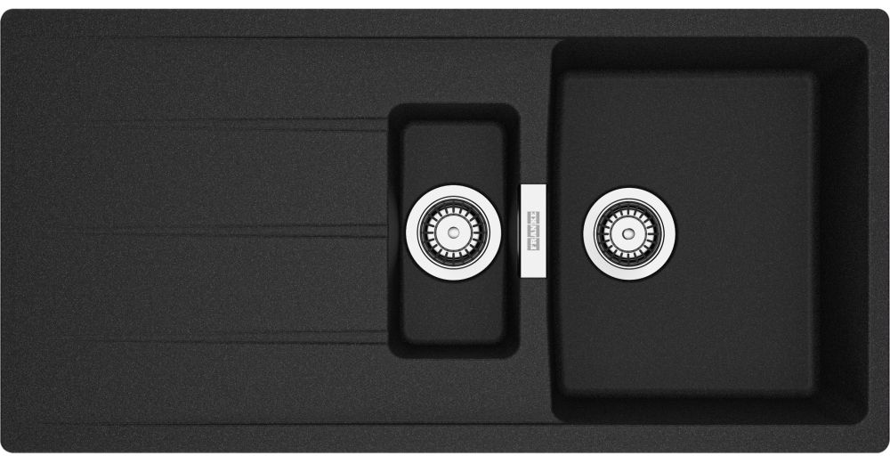 Darmowa Dostawa - Zlewozmywak granitowy 100x50 cm szary/grafitowy/onyx Franke Centro 1140710225