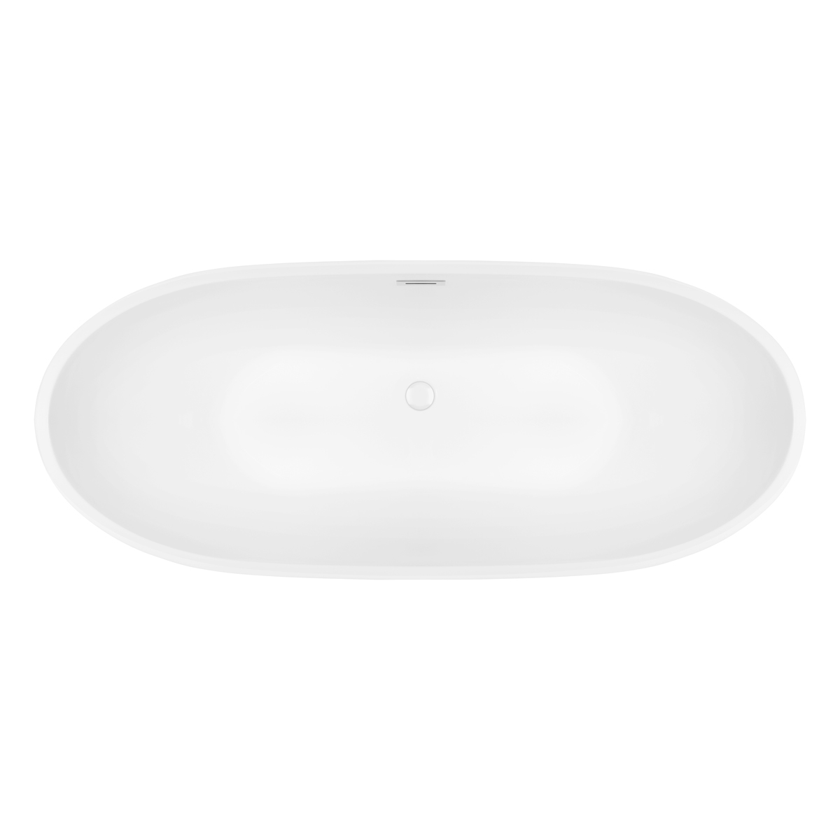 Darmowa Dostawa - Wanna wolnostojąca 170x72 cm owalna biała Oltens Folda abset6833