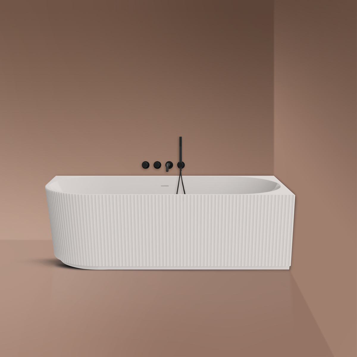 Darmowa Dostawa - Wanna narożna 160x75 cm owalna biała Oltens Hamnes 11008000