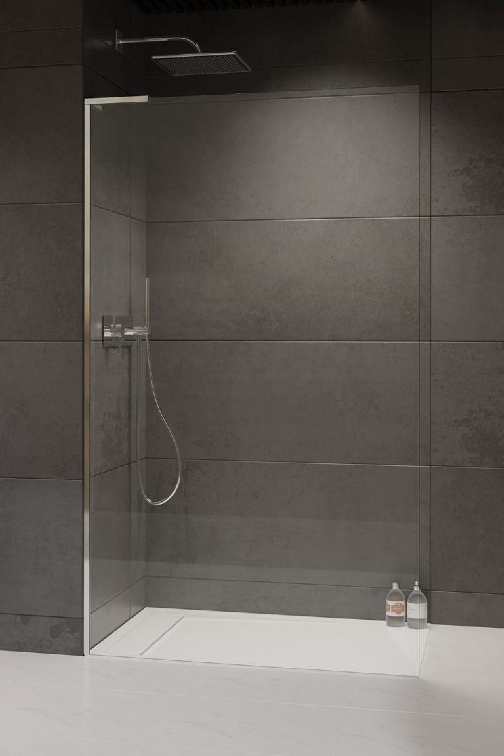 Darmowa Dostawa - Ścianka prysznicowa 110 cm chrom połysk/szkło przezroczyste Radaway Modo SL II 103191140101L