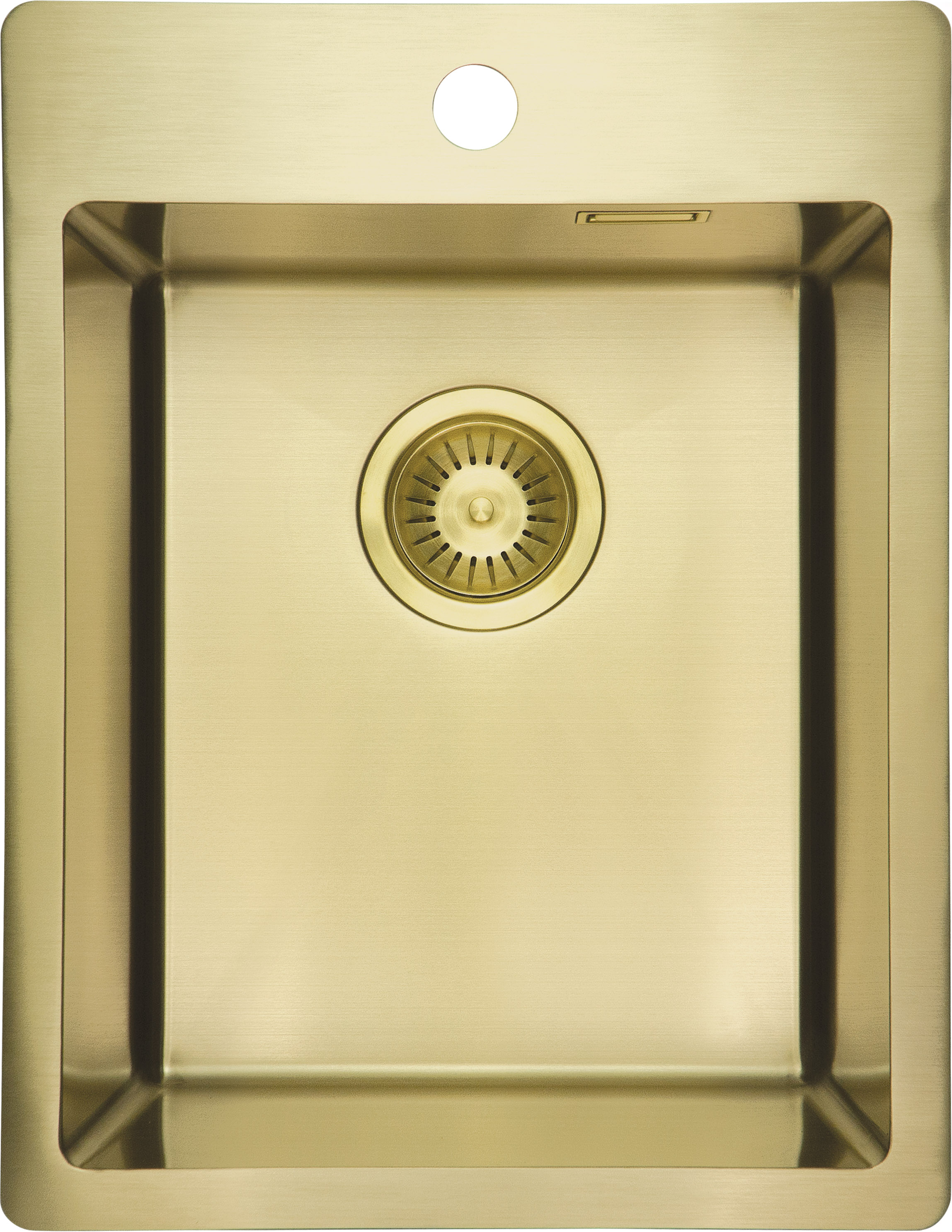 Darmowa Dostawa - Zlewozmywak stalowy 50.5x39 cm złoty Deante Olfato ZPOR10E