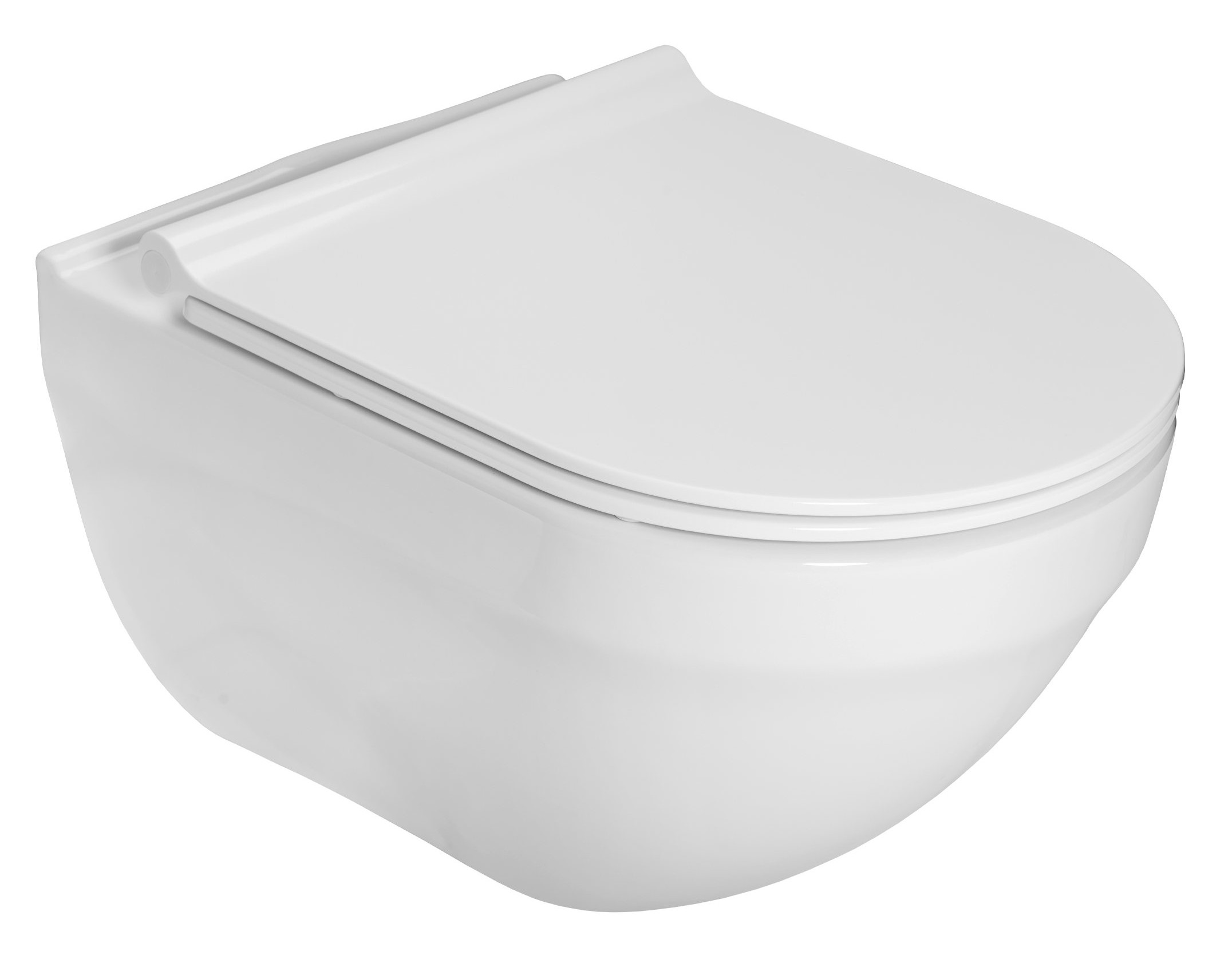 Darmowa Dostawa - Miska WC wisząca bez kołnierza biały Roca Hebe A346136000