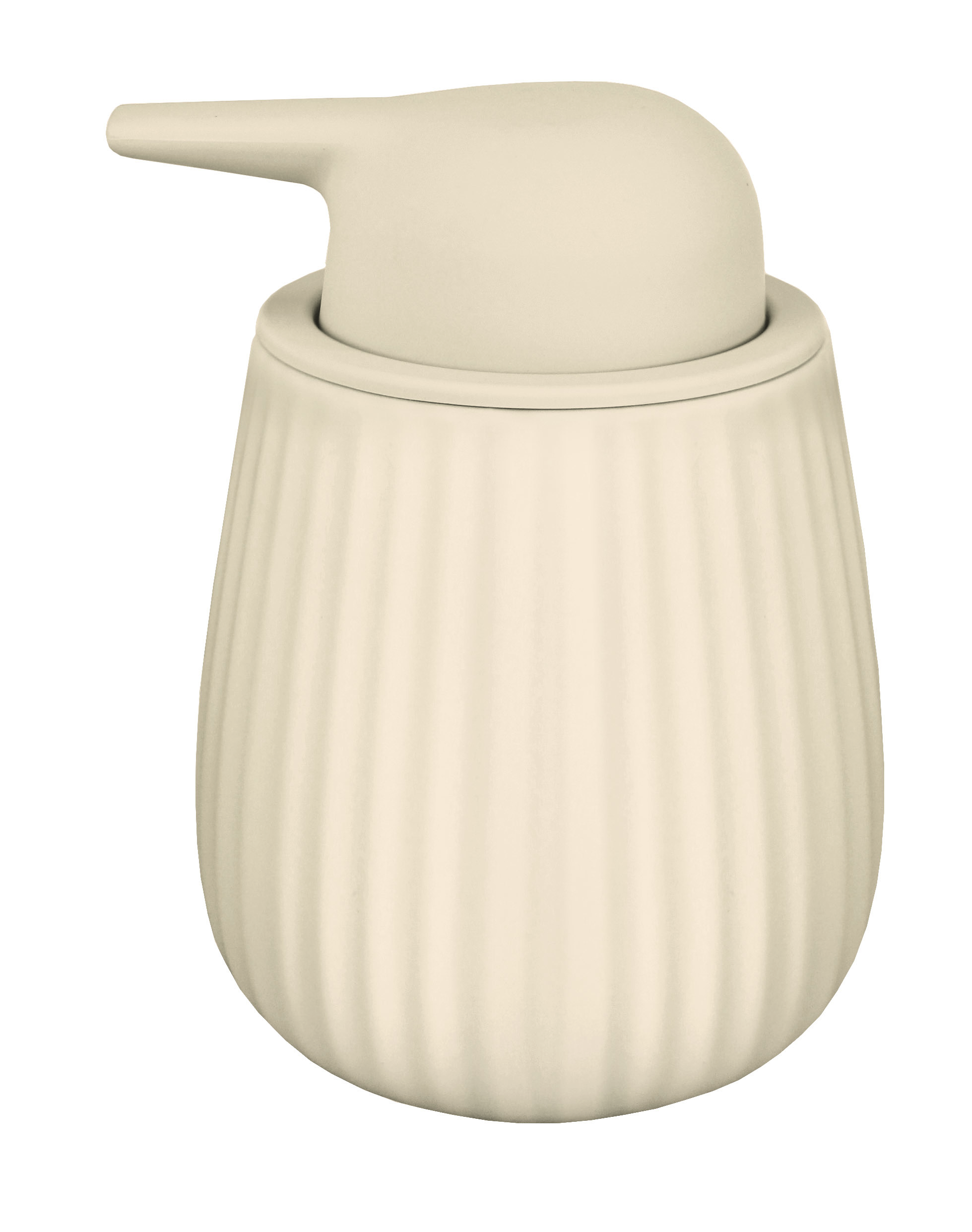 Darmowa Dostawa - Dozownik do mydła 480 ml beżowy Kleine Wolke Groove 8091291854