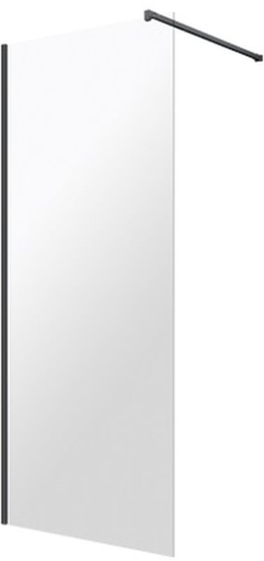 Darmowa Dostawa - Ścianka prysznicowa 120 cm Omnires Marina DNR12XBLTR