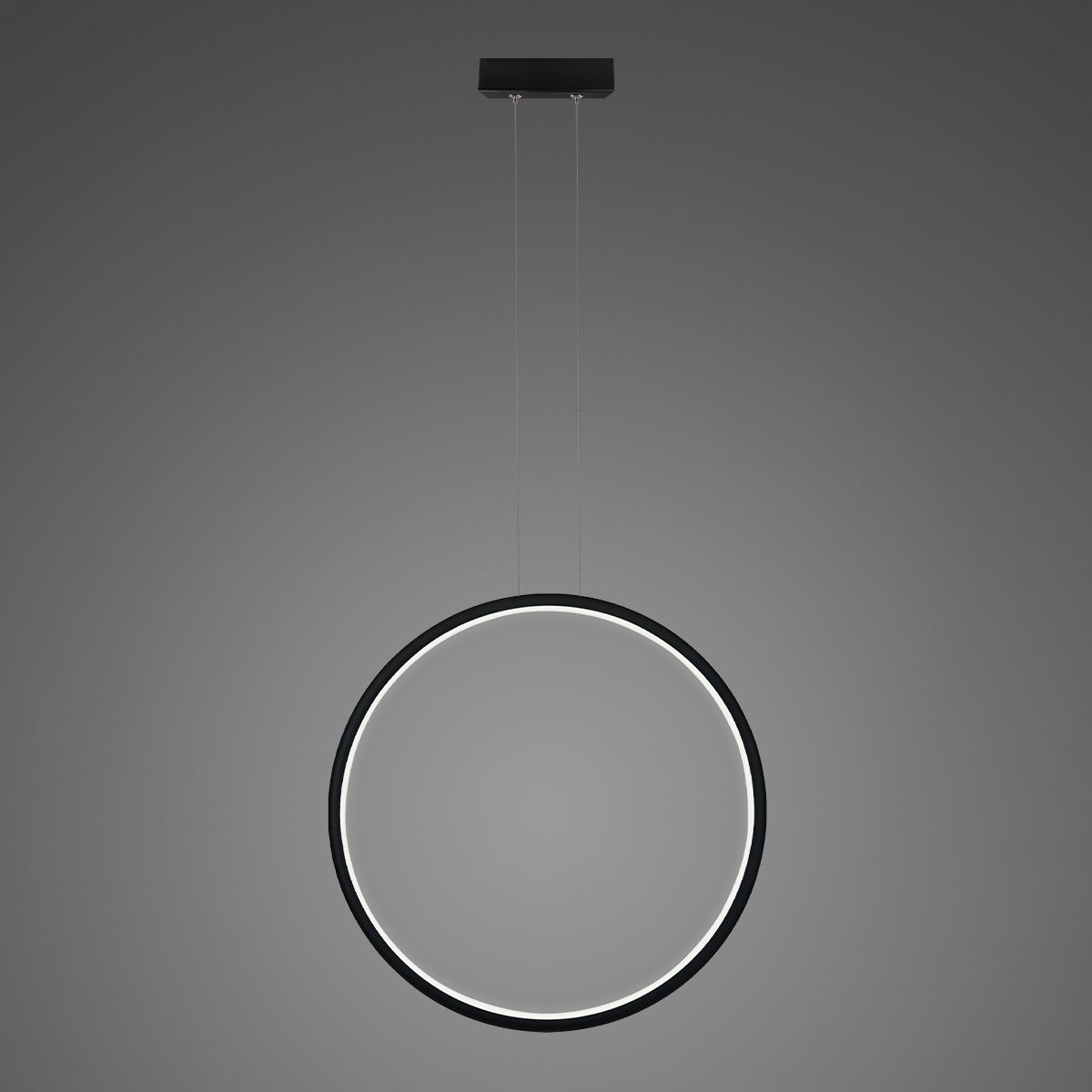 Darmowa Dostawa - Lampa wisząca 1x30 W czarna Altavola Design Ledowe Okręgi LA073X80in4kblack