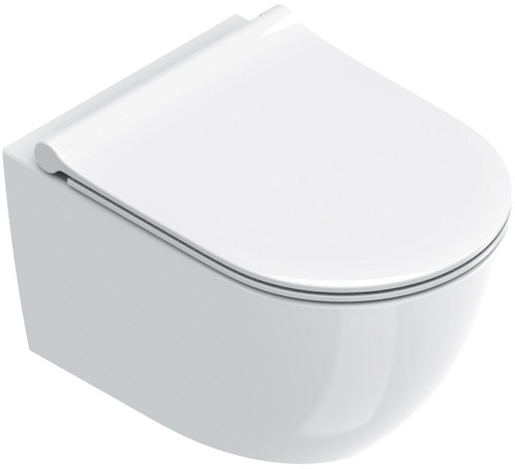 Darmowa Dostawa - Miska WC wisząca bez kołnierza biały połysk Catalano Sfera 0511500001