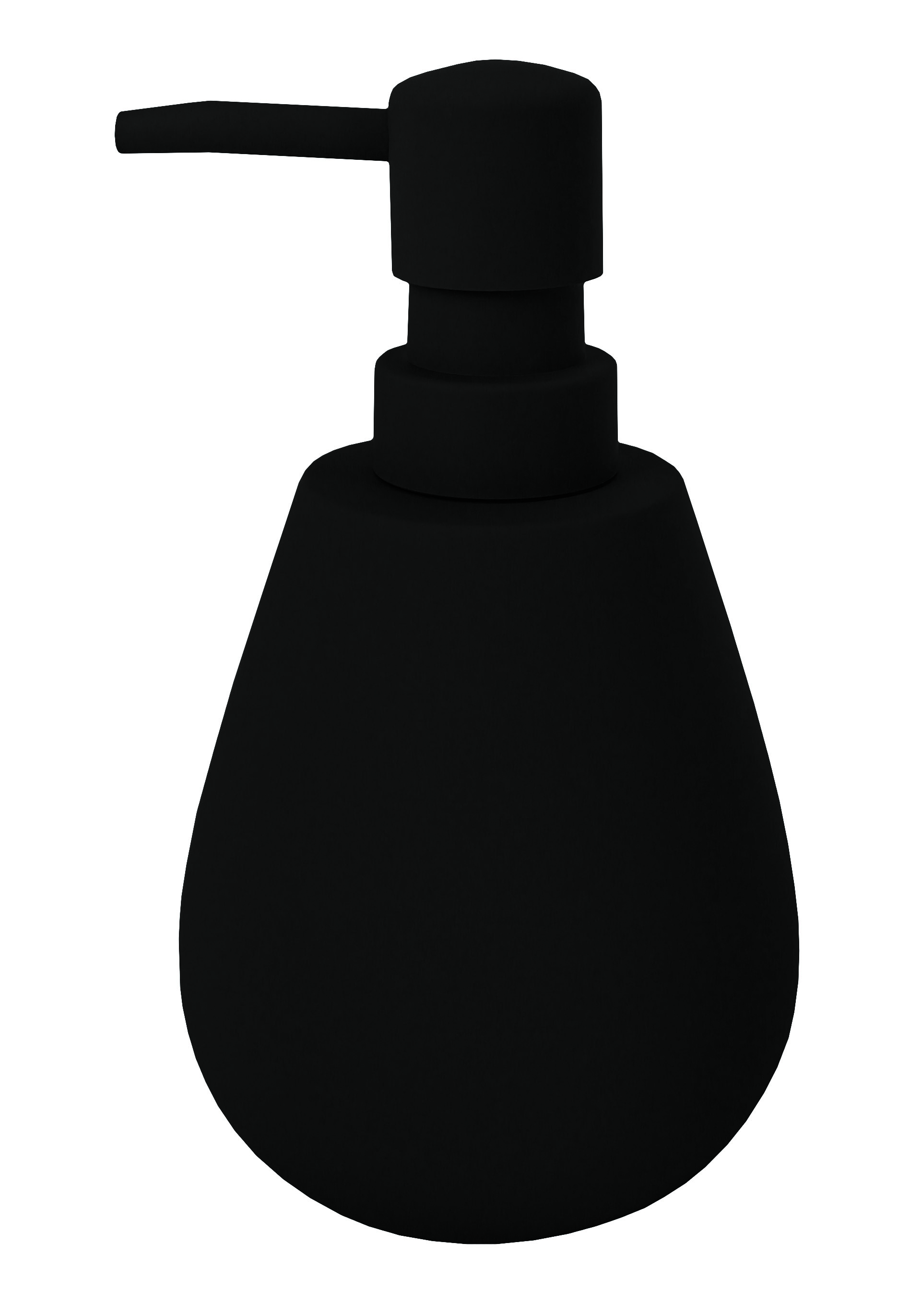 Darmowa Dostawa - Dozownik do mydła 280 ml czarny Kleine Wolke Drip 8088926854