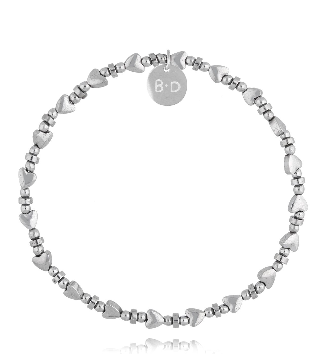 Bransoletka z hematytami - By Dziubeka