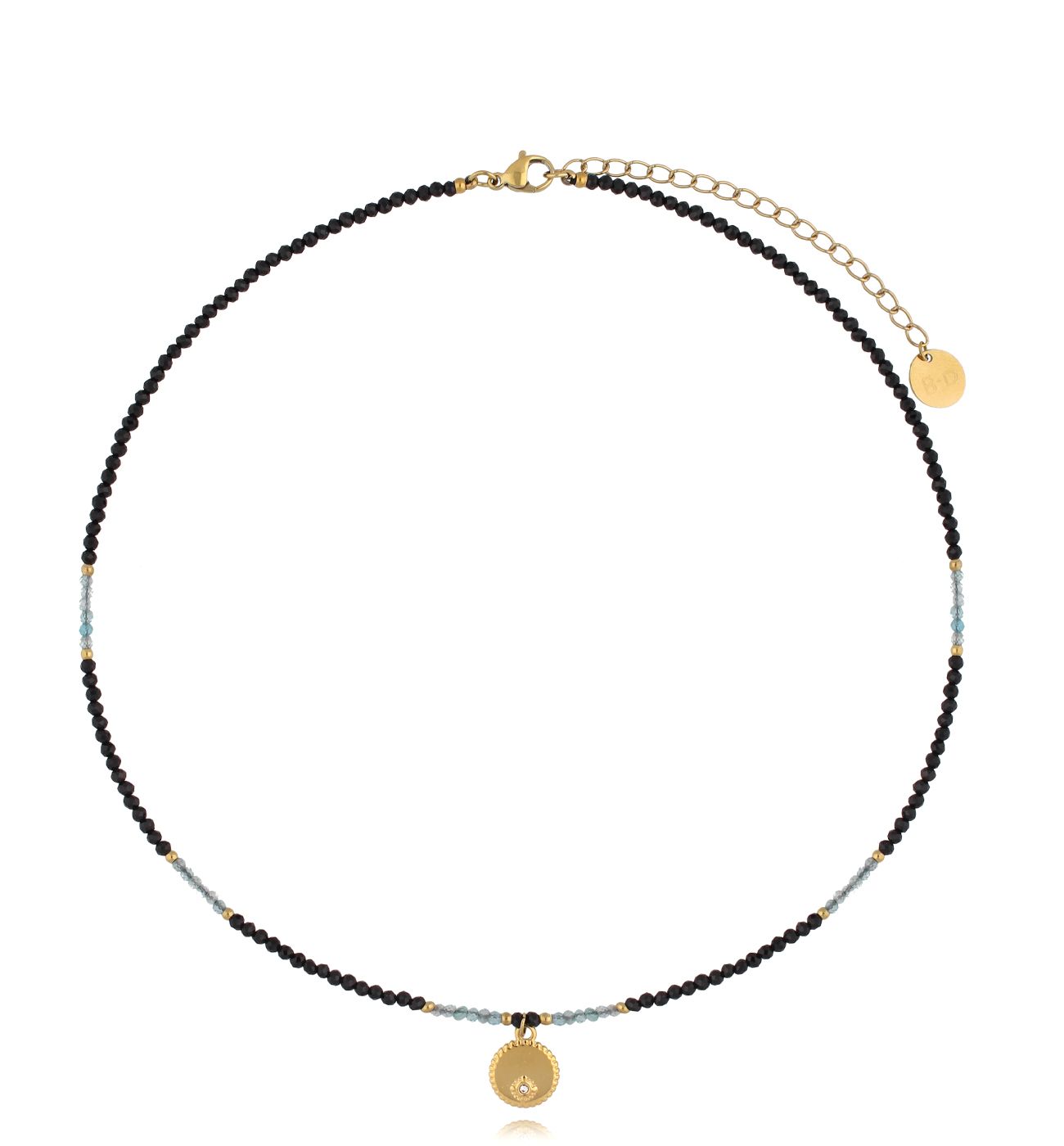 Naszyjnik z turmalinami i apatytami - By Dziubeka