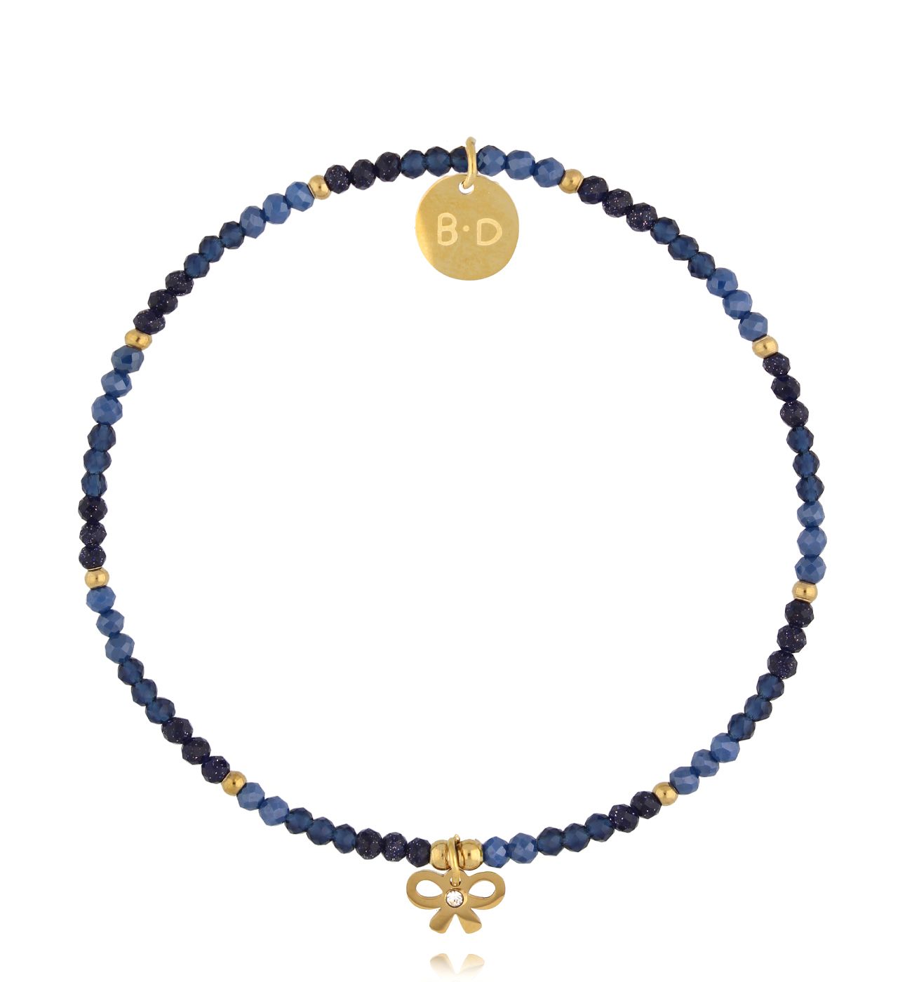 Bransoletka z Nocą Kairu i kokardką - By Dziubeka