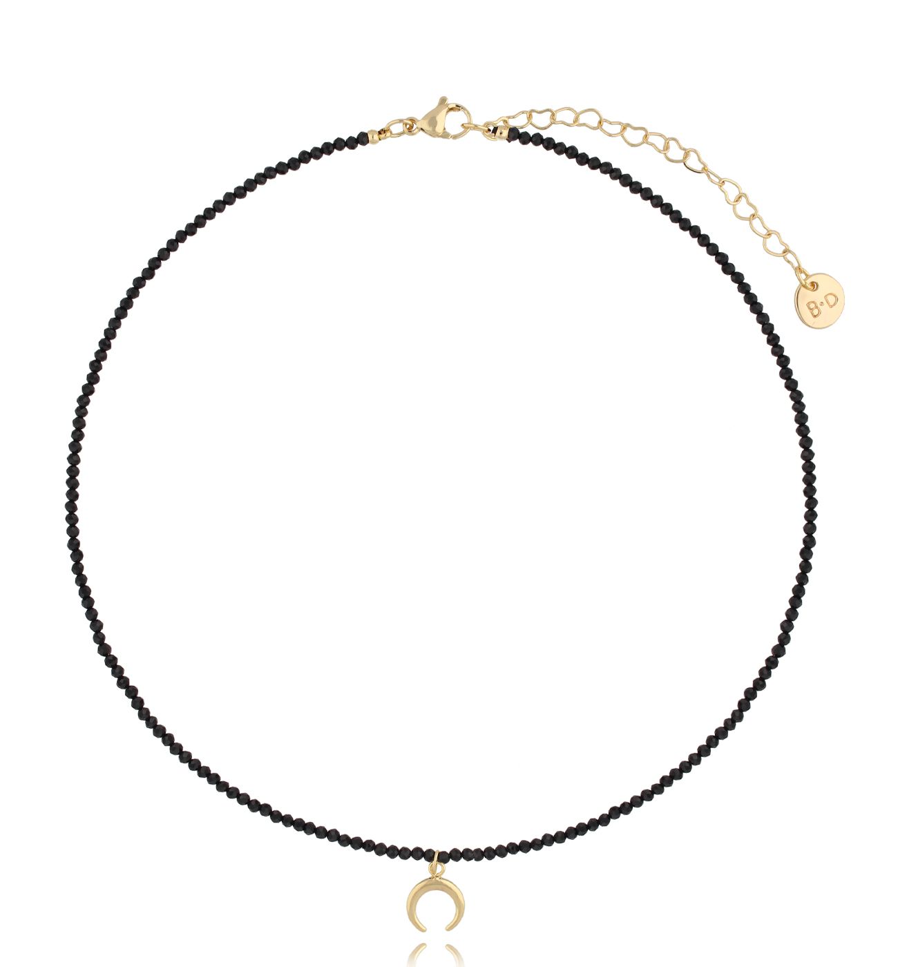 Naszyjnik z turmalinami i księżycem Lifestyle - By Dziubeka