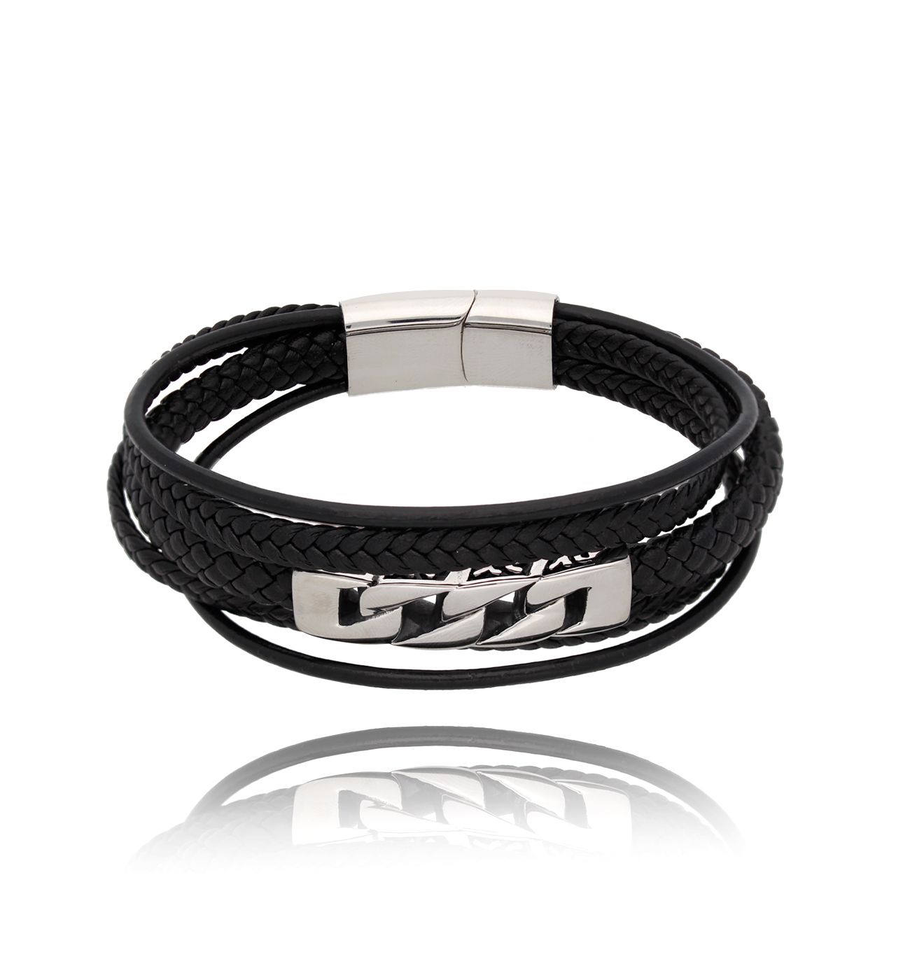 Bransoletka ze skóry Sicily 87 - By Dziubeka