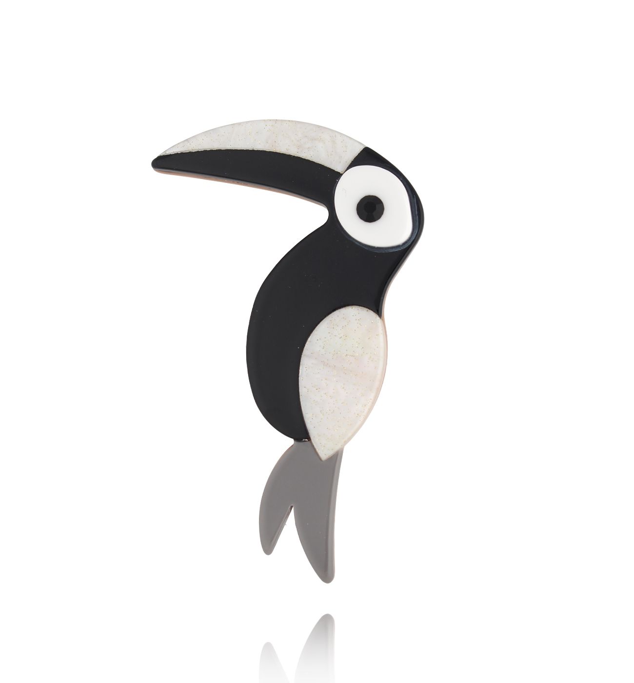 Broszka z tukanem Toucan BRZA0068 - By Dziubeka