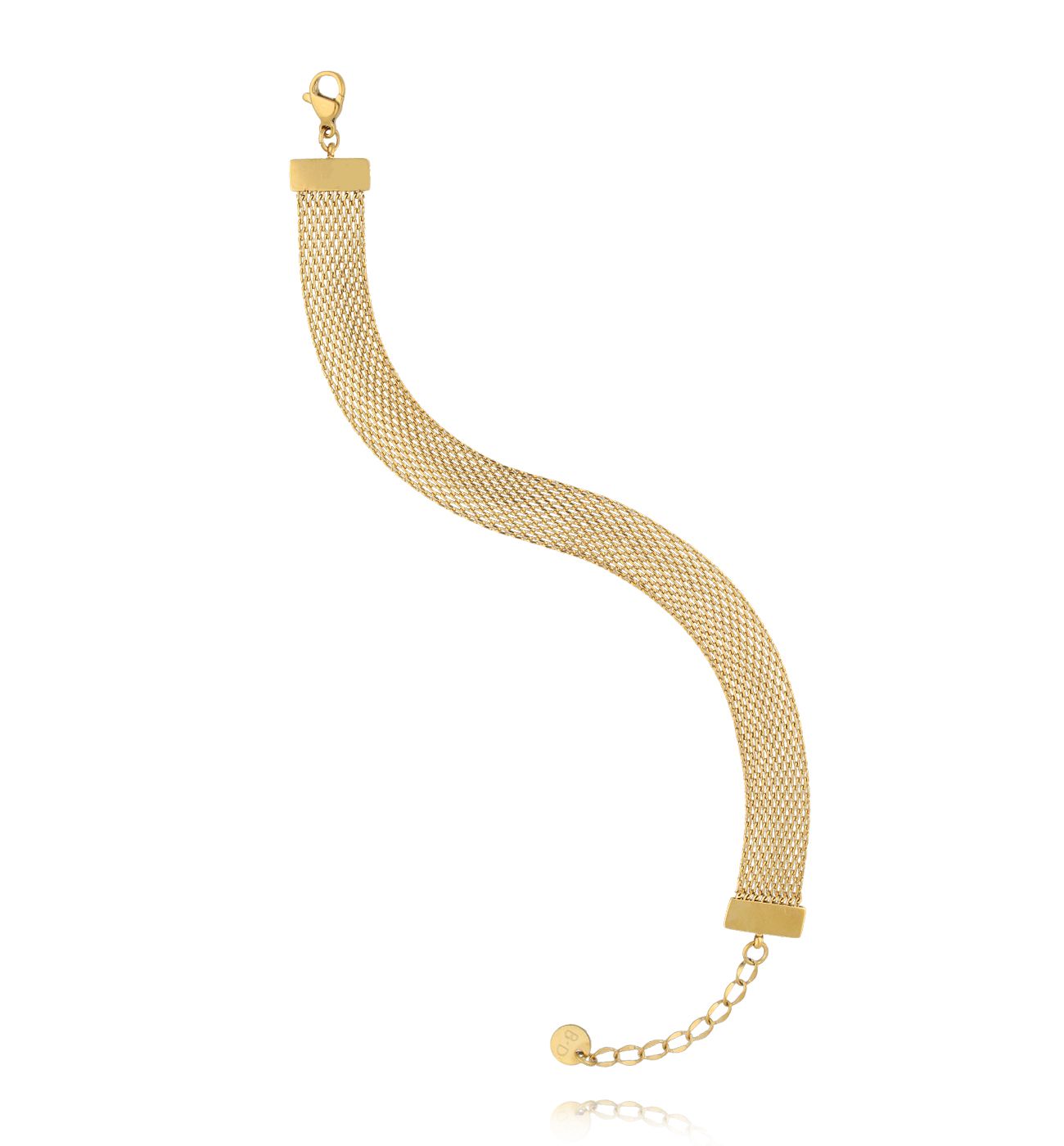 Bransoletka złota zapinana BSY0411 - By Dziubeka