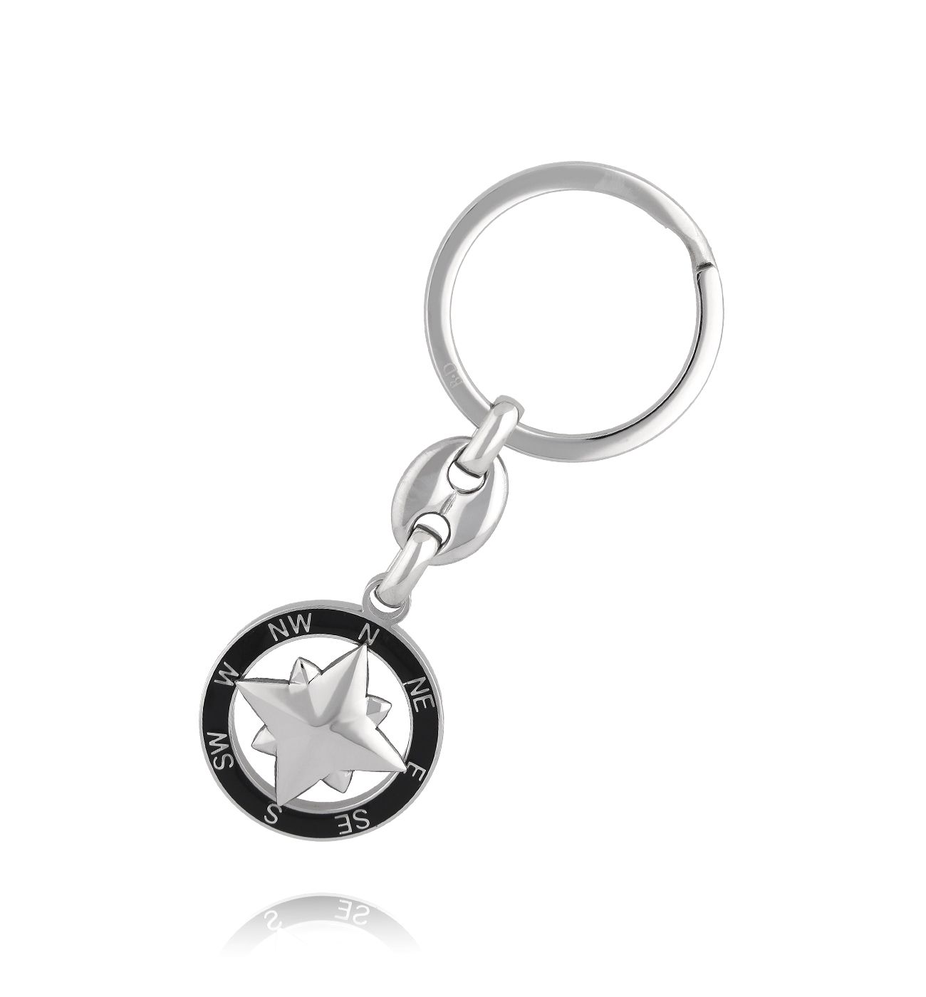 Brelok z różą wiatrów BLMITC0008 - By Dziubeka