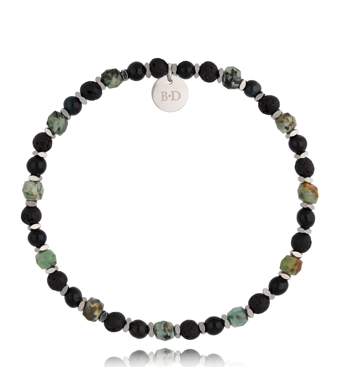 Bransoletka z kamieniami naturalnymi Highway 25 - By Dziubeka