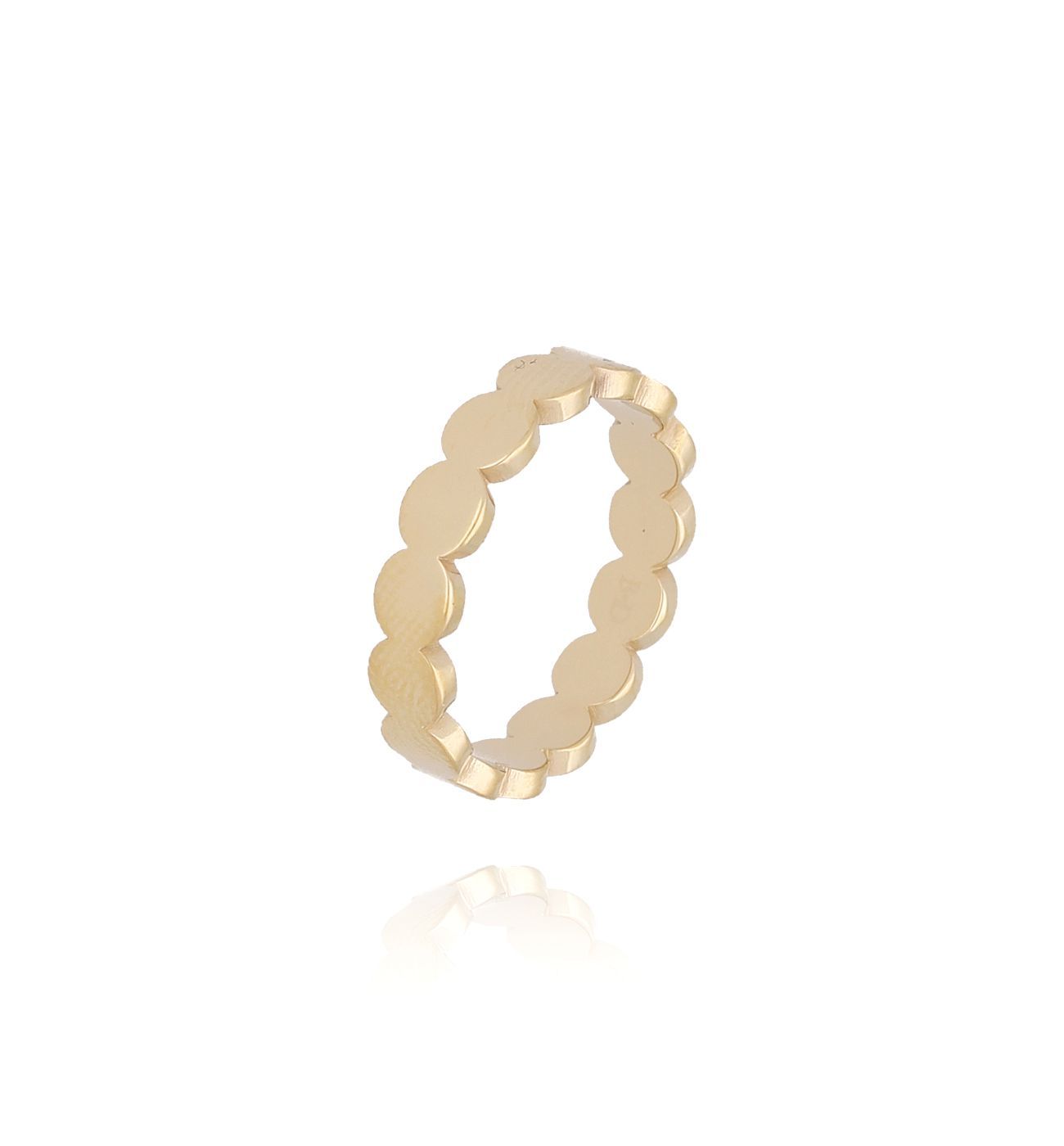 Pierścionek złoty ze stali szlachetnej PSA0097 Rozmiar 15