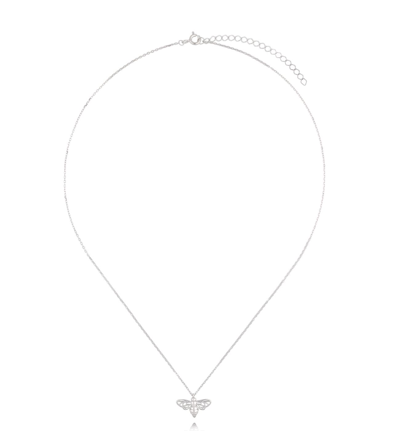 Naszyjnik srebrny z ważką Guillemette NSE0181