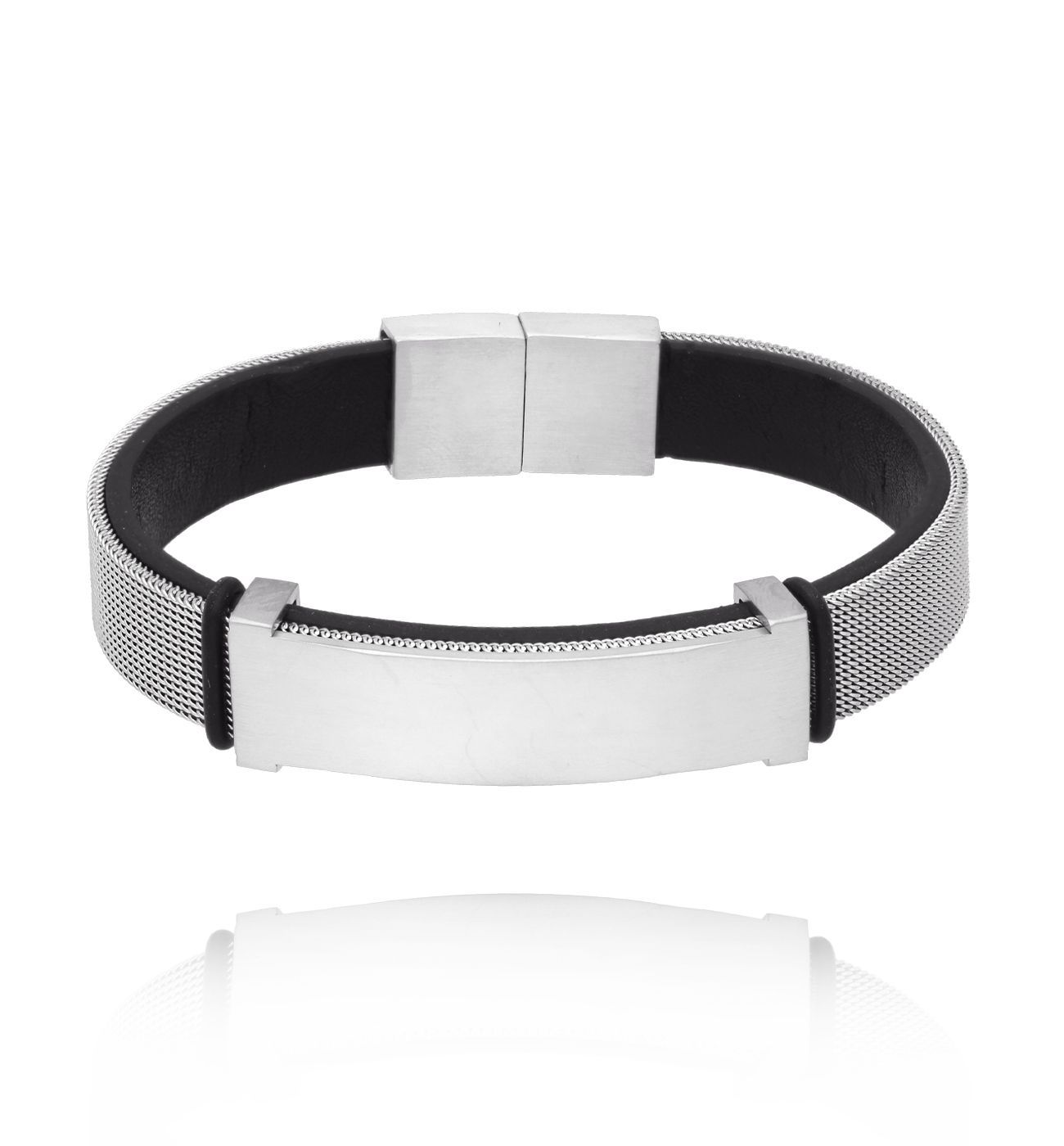 Bransoletka męska srebrna Fulberto 88 - By Dziubeka