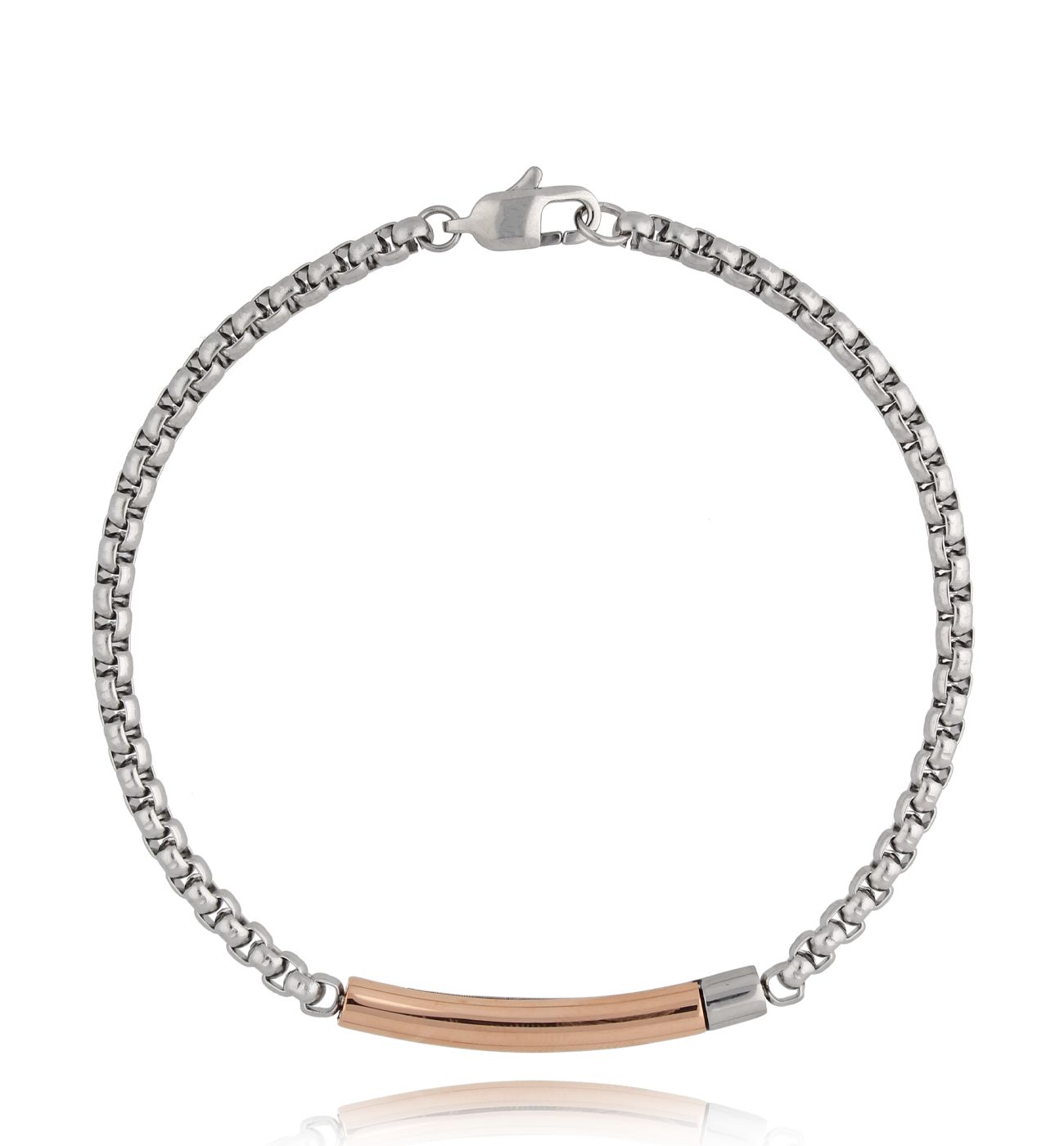 Bransoletka męska srebrna Arlo 39 - By Dziubeka