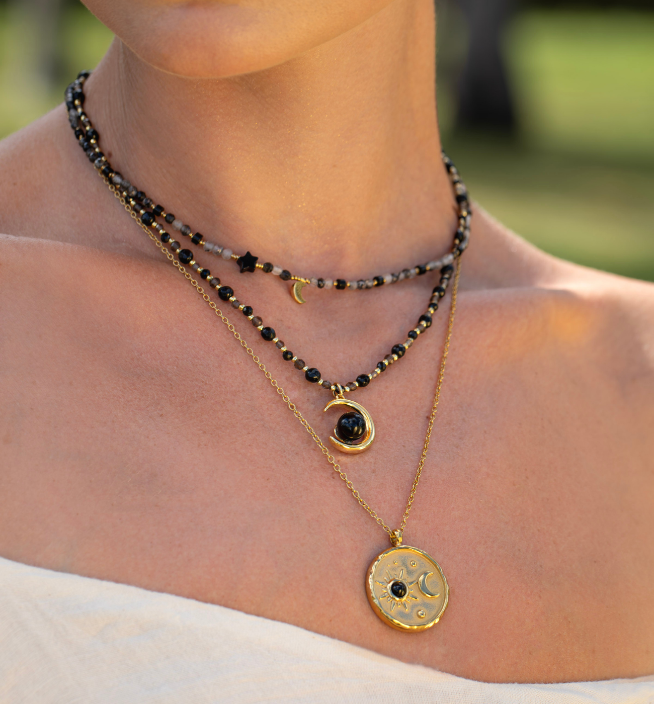 Naszyjnik złoty Universe - By Dziubeka