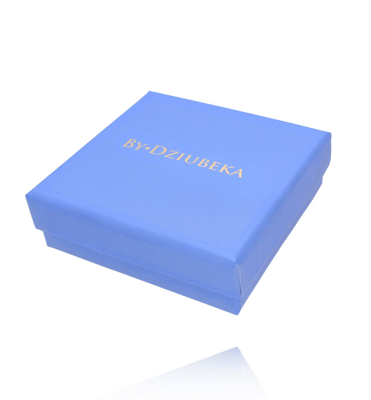 Pudełko na biżuterię niebieskie - By Dziubeka