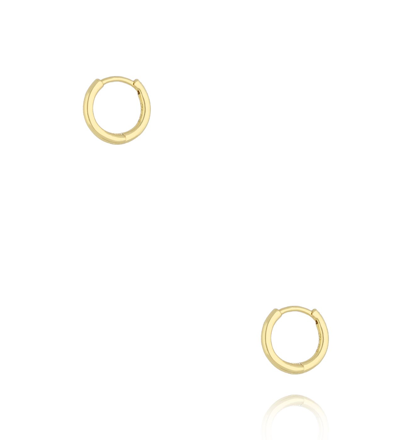 Kolczyki kółka złote małe KFA0099