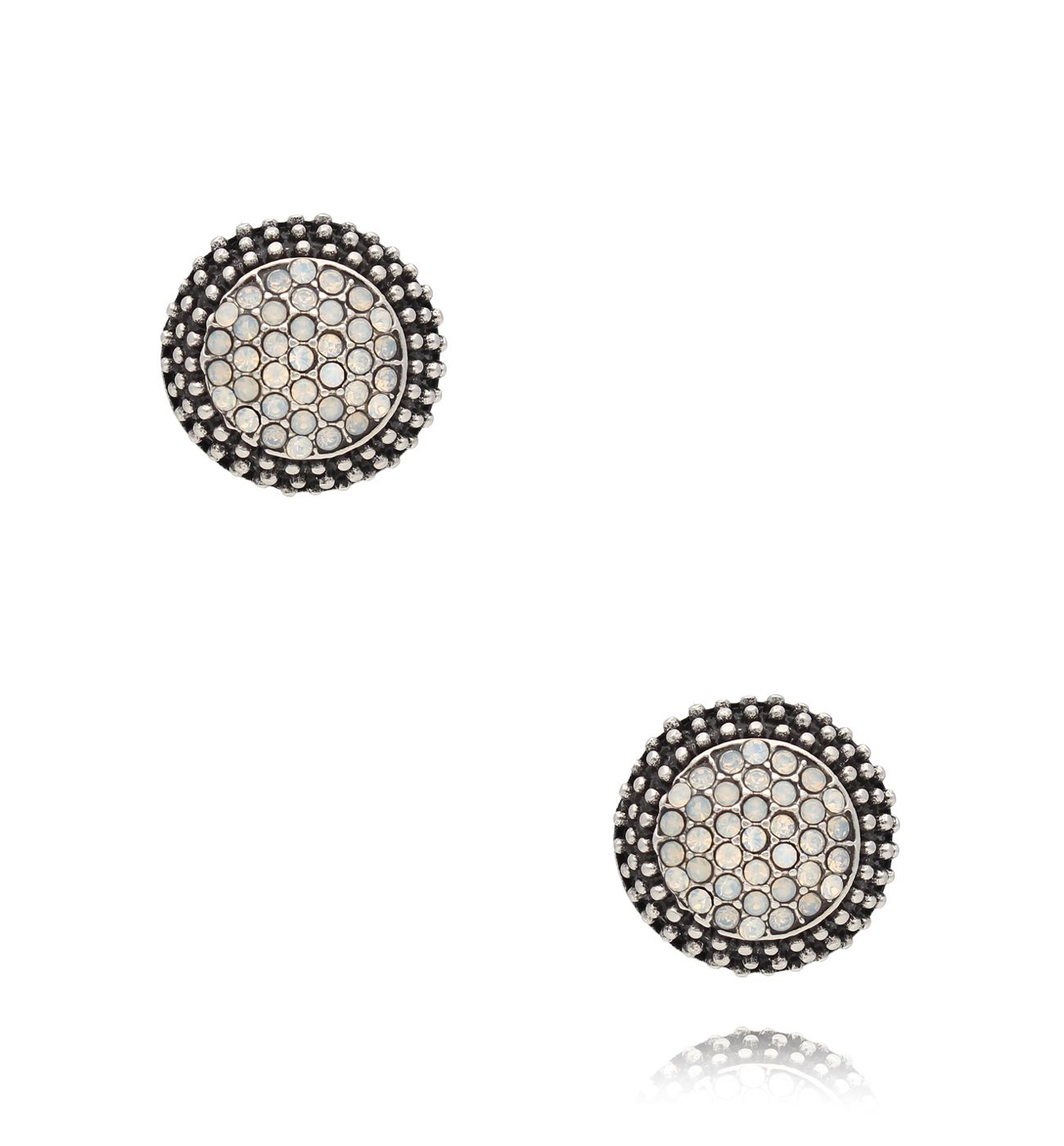 Kolczyki antyczne srebro z cyrkoniami Fabiane KSS1729