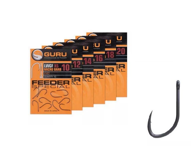 Guru Haczyki Feeder Specjal XS Eyed nr 18