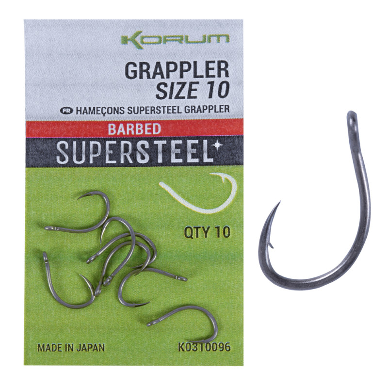 Korum Haczyki Grappler z zadziorem z oczkiem Nr14