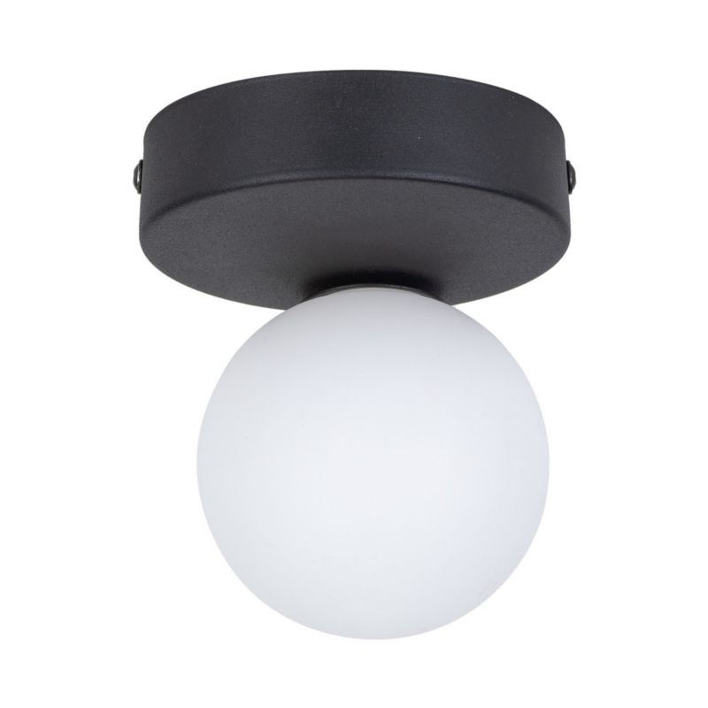 Lampa sufitowa wisząca TK-Lighting Bianca czarno-biała wym: 15 x 12 x 16 cm 1xG9 x 1 szt.