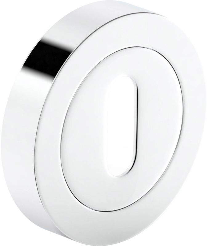 Szyld okrągły Verso na klucz chrom