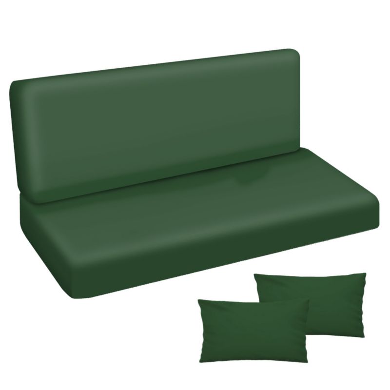 Poduszka materac na huśtawkę Premium FEROCITY Zielony 185x50x50 1 szt.