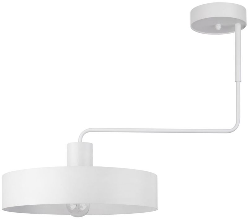 Lampa sufitowa wisząca Sigma Lighting Vasco 3330 biała minimalistyczna 1xE27 x 1 szt.
