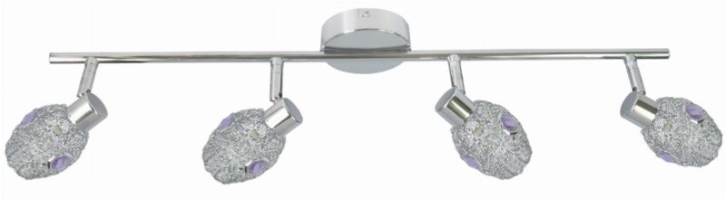 Lampa sufitowa wisząca Candellux Golden chromowana-fioletowa wym: 16 x 70 cm 4xG9 x 40W 1 szt.