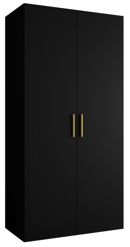 Szafa uchylna Abiks BARI 1 100 wys. 202 cm Czarny + u. Złoty 1 szt