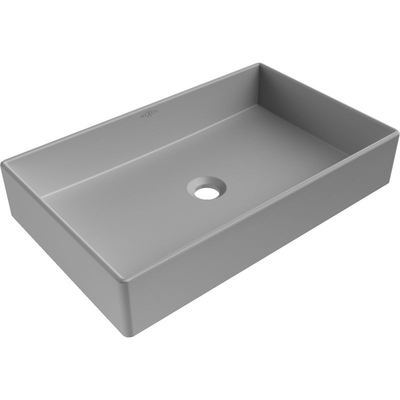 Umywalka nablatowa Mexen Goya szara 60x37 cm 1 szt.