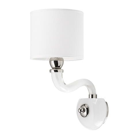 Kinkiet ścienny Nowodvorski Lighting Newport biały chromowany 1 x E14 x 40W IP20 wym: 34 x 15 cm - 1 szt.
