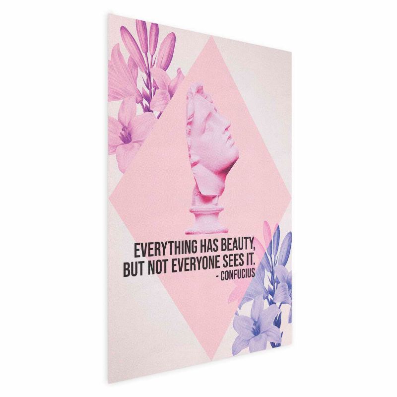 Plakat Artgeist Konfucjusz o Pięknie 40x60 cm bez ramy 1 szt