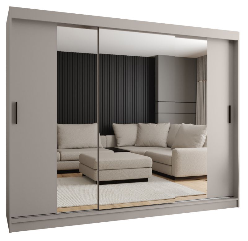 Szafa przesuwna Abiks RUBINO T2 250 kaszmir 1szt.