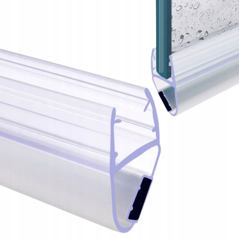 Uszczelka do kabiny prysznicowej pionowa domykająca z magnesem Estiva T transparenta 2 m 6-8 mm 1 szt.