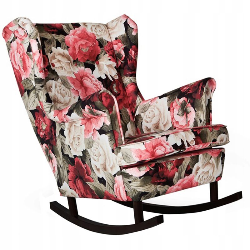 Fotel uszak do salonu bujany Family Meble ARI kwiaty 1szt