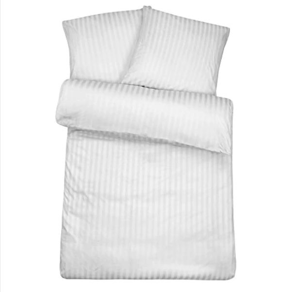 Komplet pościeli z mikrofibry KAM-POL bawełna 100% na zamek pasek 2 cm 200x200 + 2x50x60 3 szt.