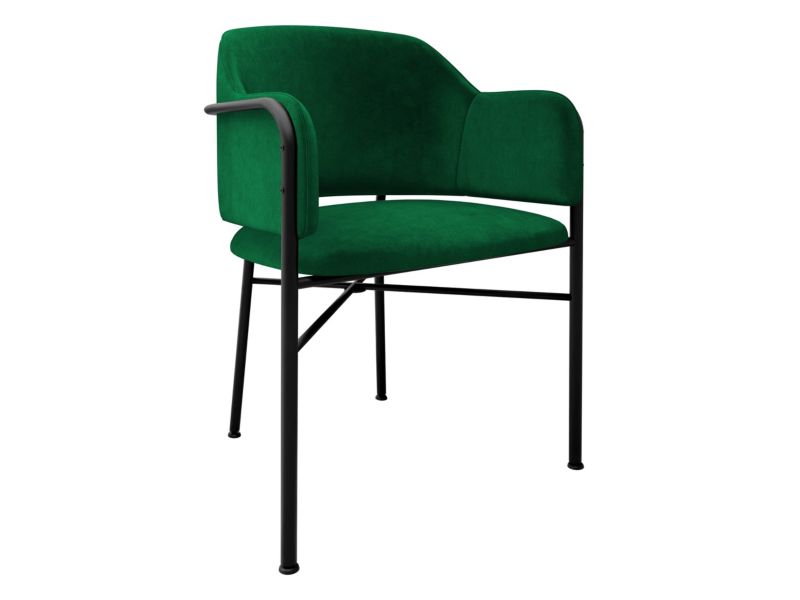 Krzesło MIRJAN 24 tapicerowane Delivio butelkowa zieleń 1 szt.